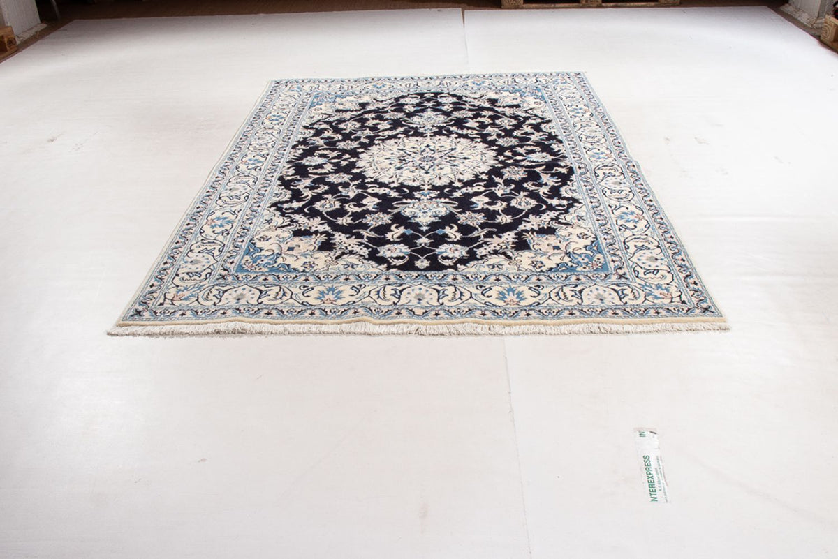 Perser Rug - Nain - 231 x 163 cm - dark blue