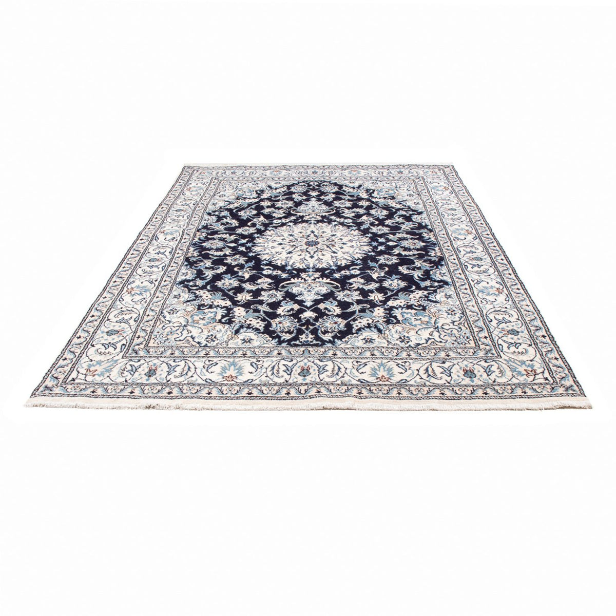Perser Rug - Nain - 249 x 166 cm - dark blue