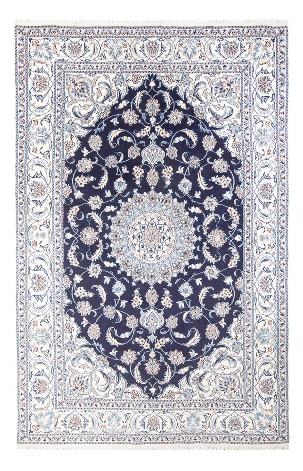 Perser Rug - Nain - 291 x 190 cm - dark blue