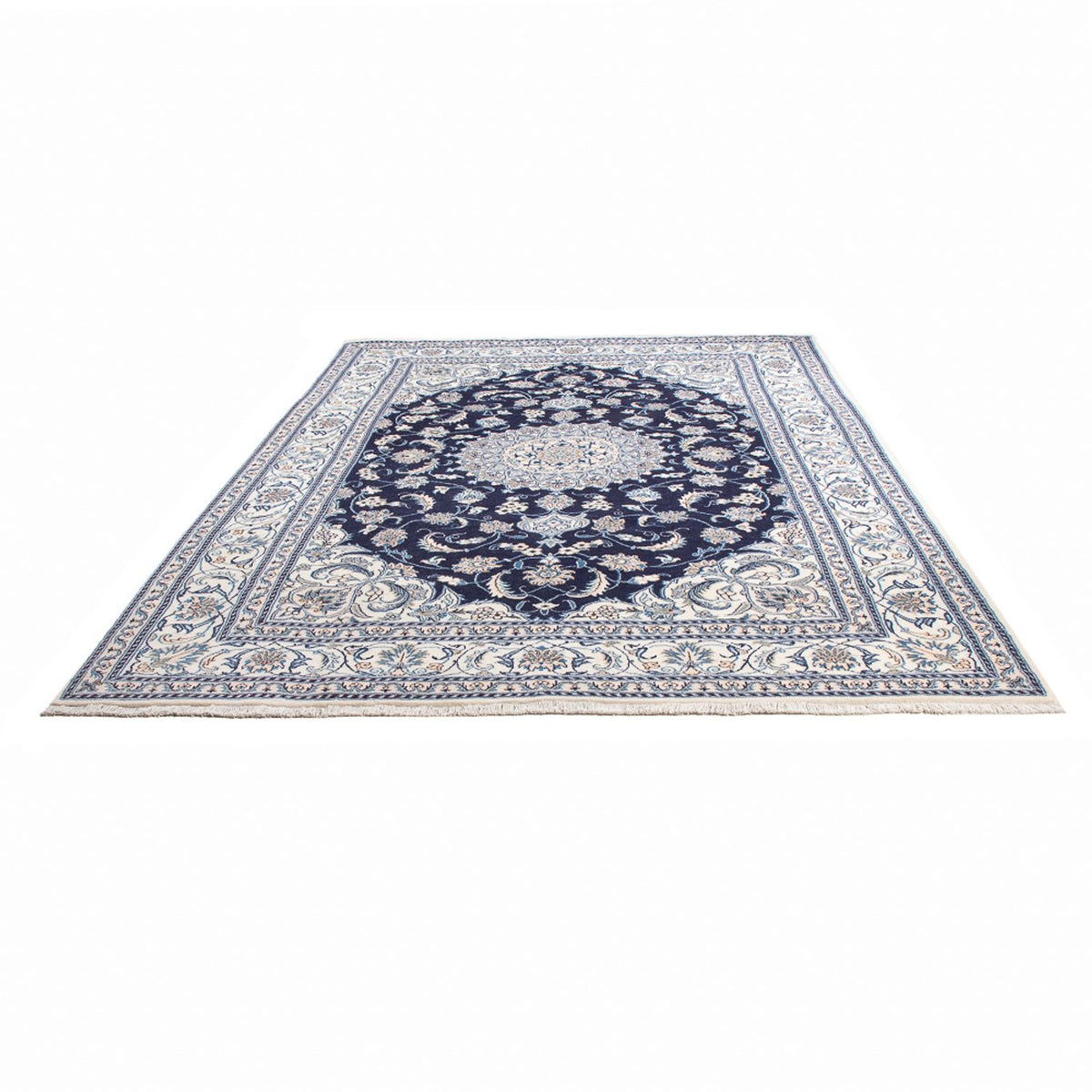 Perser Rug - Nain - 293 x 201 cm - dark blue