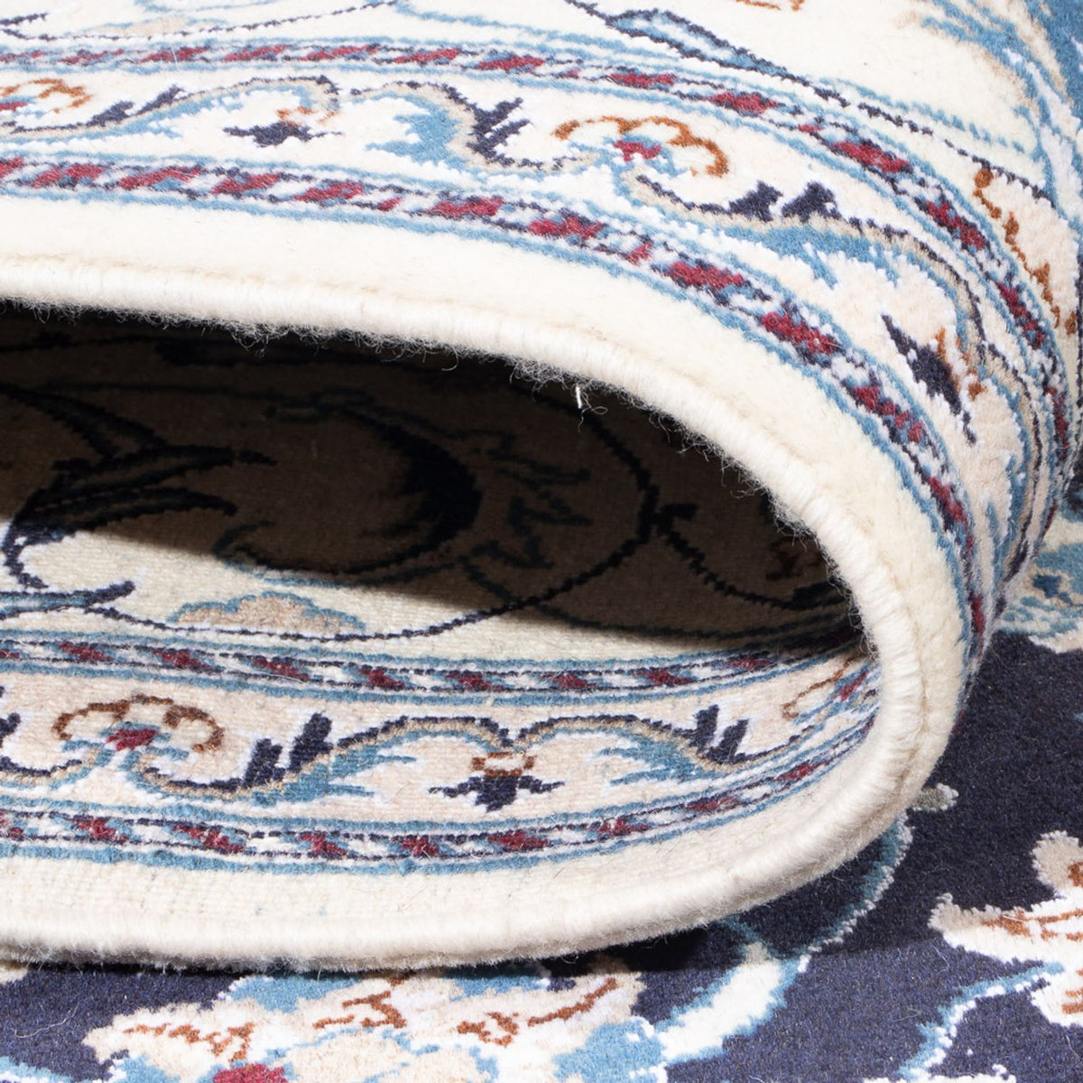 Perser Rug - Nain - 302 x 194 cm - dark blue