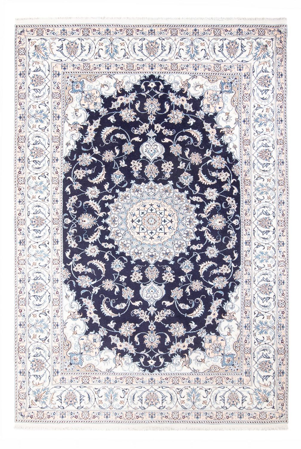 Perser Rug - Nain - 298 x 195 cm - dark blue