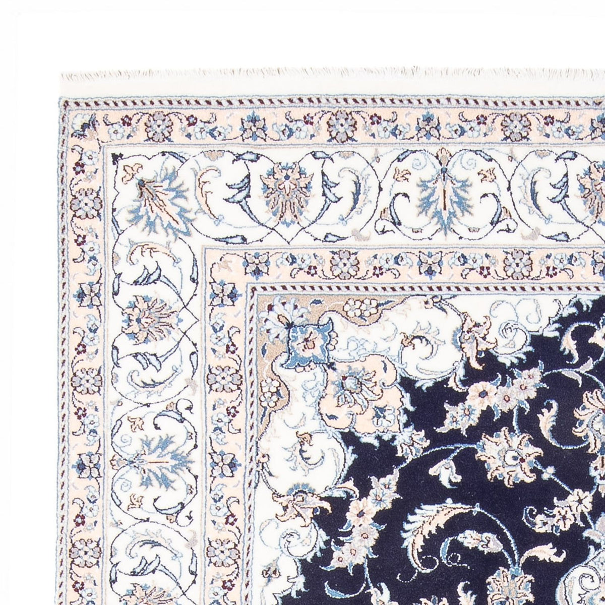 Perser Rug - Nain - 298 x 195 cm - dark blue