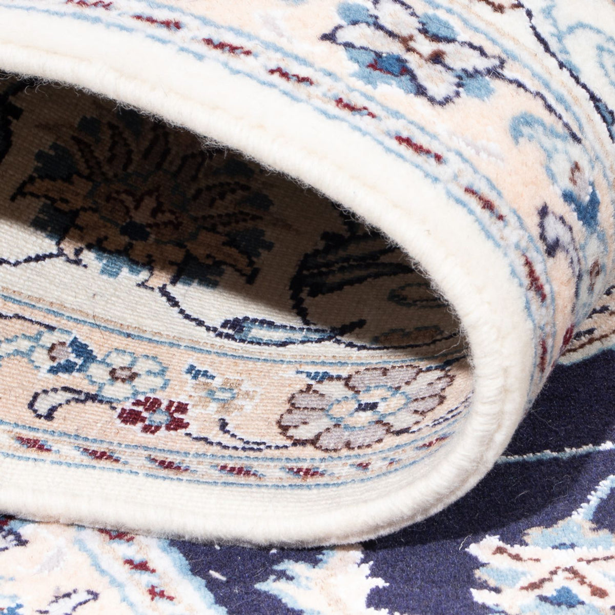 Perser Rug - Nain - 298 x 195 cm - dark blue