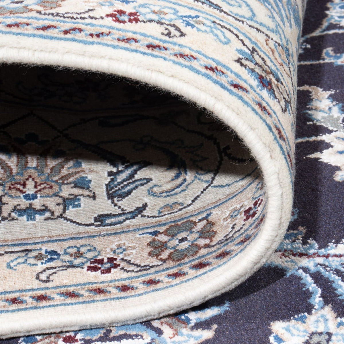 Perser Rug - Nain - 292 x 198 cm - dark blue