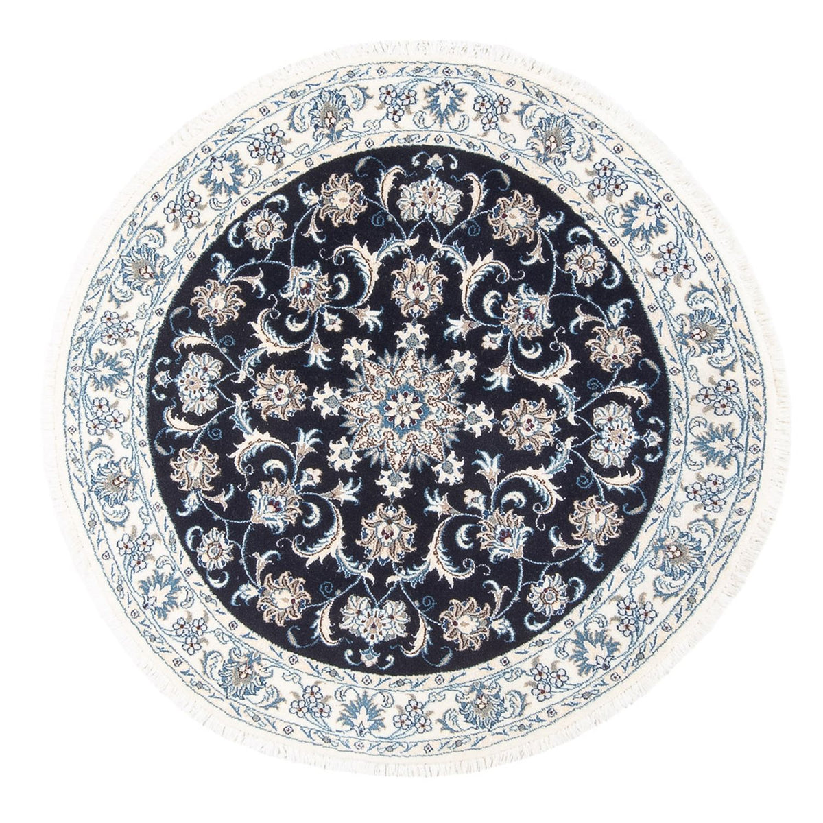 Perser Rug - Nain round  - 150 x 150 cm - dark blue