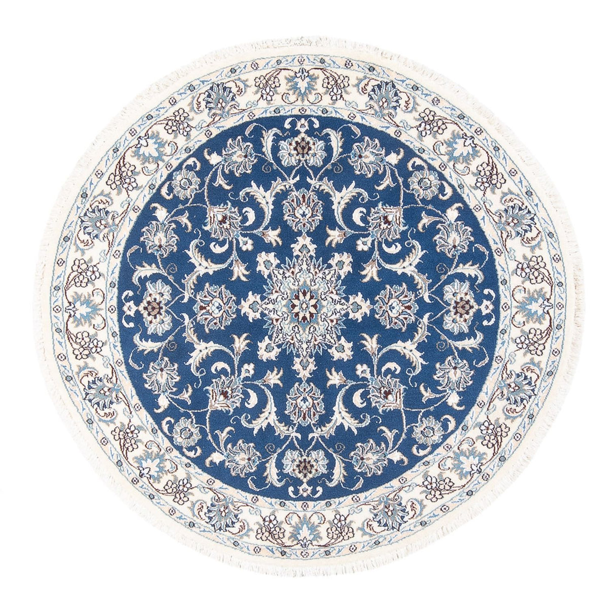 Perser Rug - Nain round  - 150 x 150 cm - blue