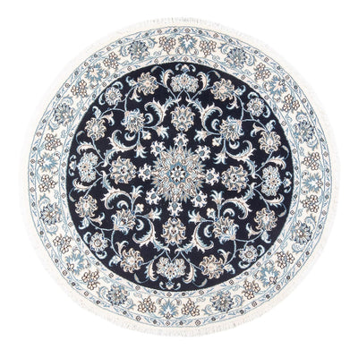 Nain Rug 150x150cm - Persian Rugs - dark blue