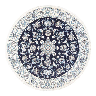 Nain Rug 150x150cm - Persian Rugs - dark blue