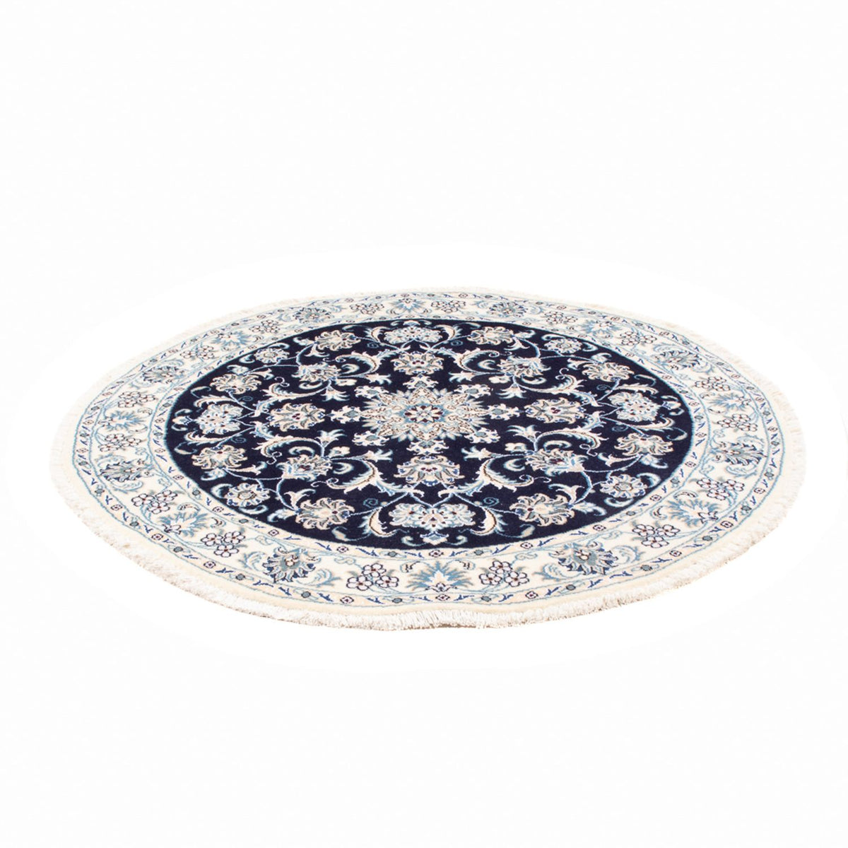 Perser Rug - Nain round  - 150 x 150 cm - dark blue