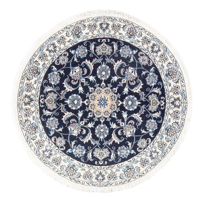 Nain Rug 150x150cm - Persian Rugs - dark blue