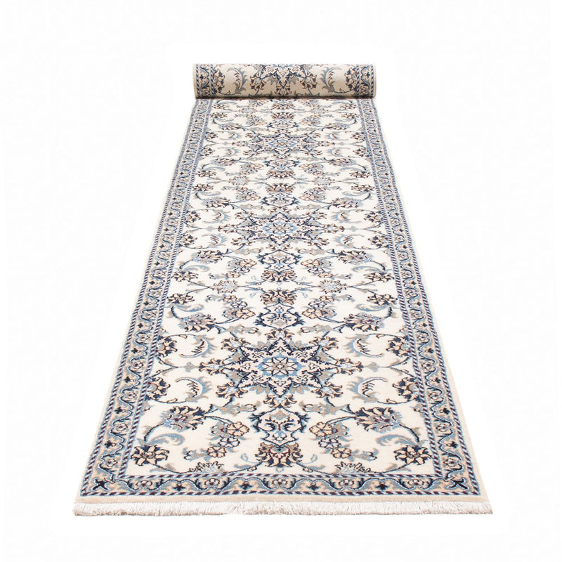 Runner Perser Rug - Nain - 393 x 80 cm - silver