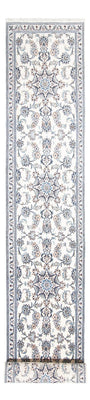 Runner Perser Rug - Nain - 400 x 80 cm - silver