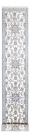 Runner Perser Rug - Nain - 400 x 80 cm - silver