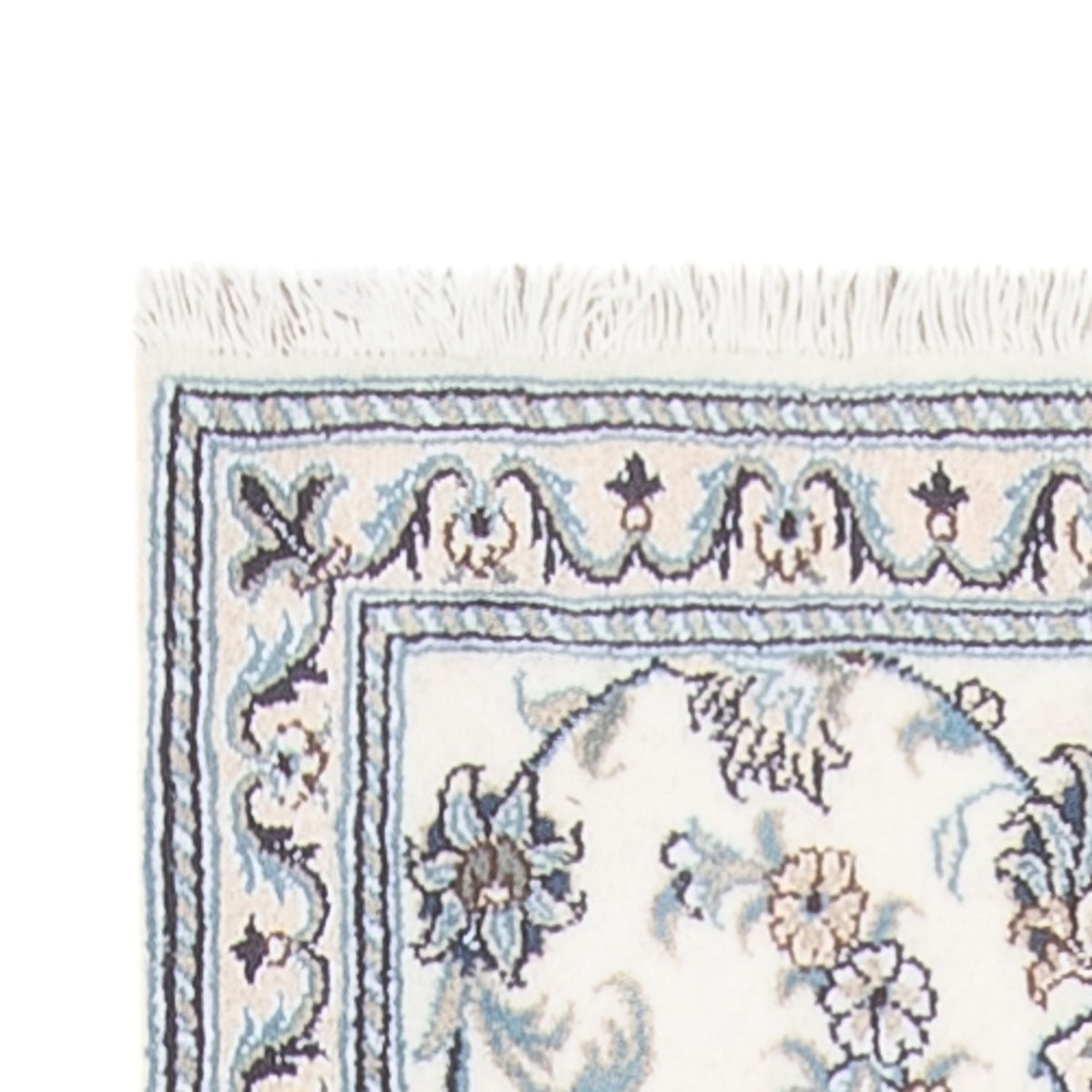 Runner Perser Rug - Nain - 400 x 80 cm - silver