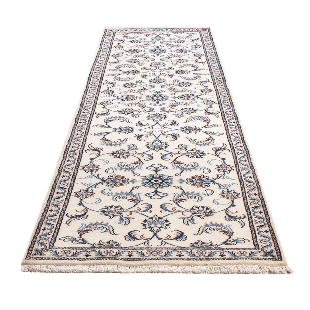 Runner Perser Rug - Nain - 295 x 82 cm - silver