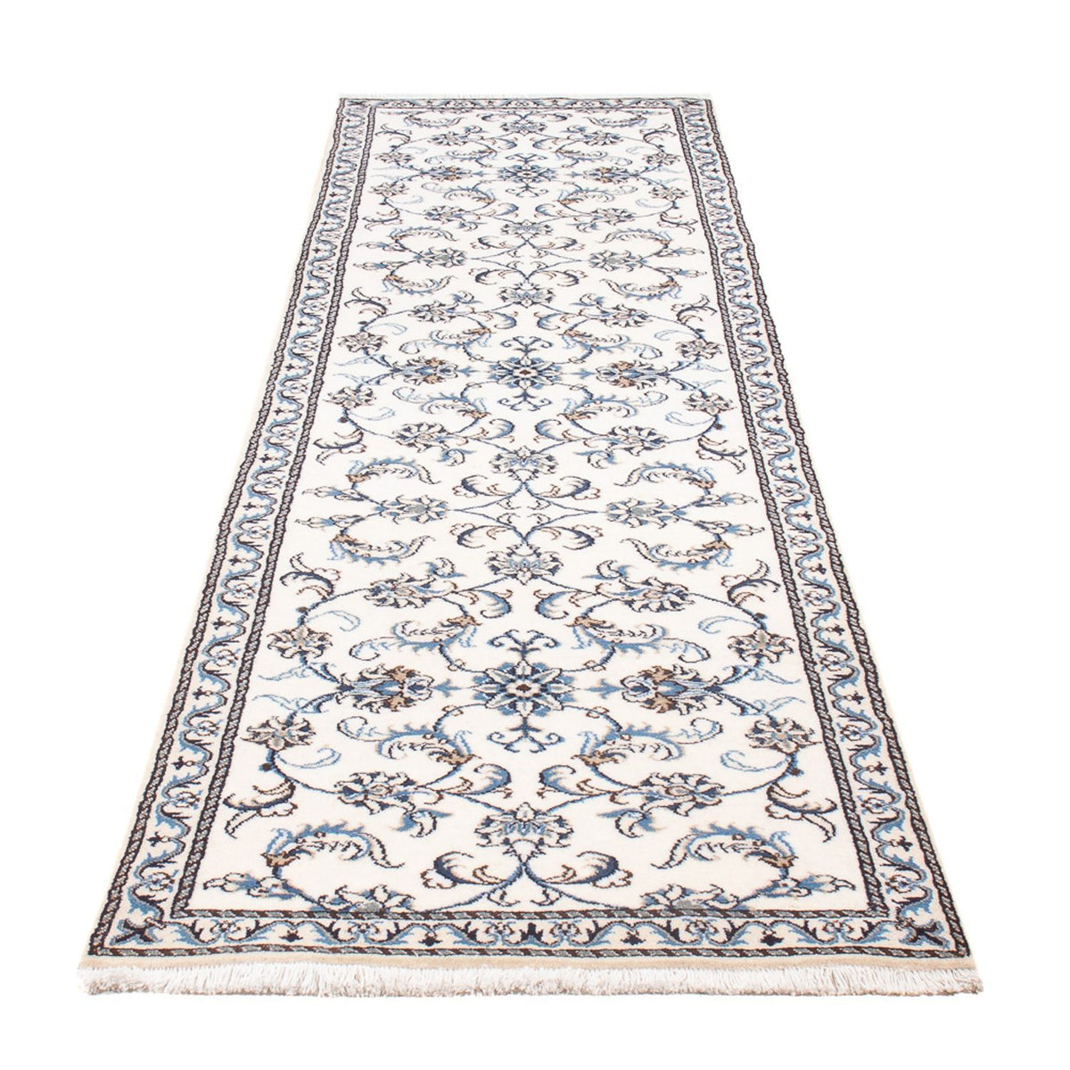 Runner Perser Rug - Nain - 292 x 76 cm - silver