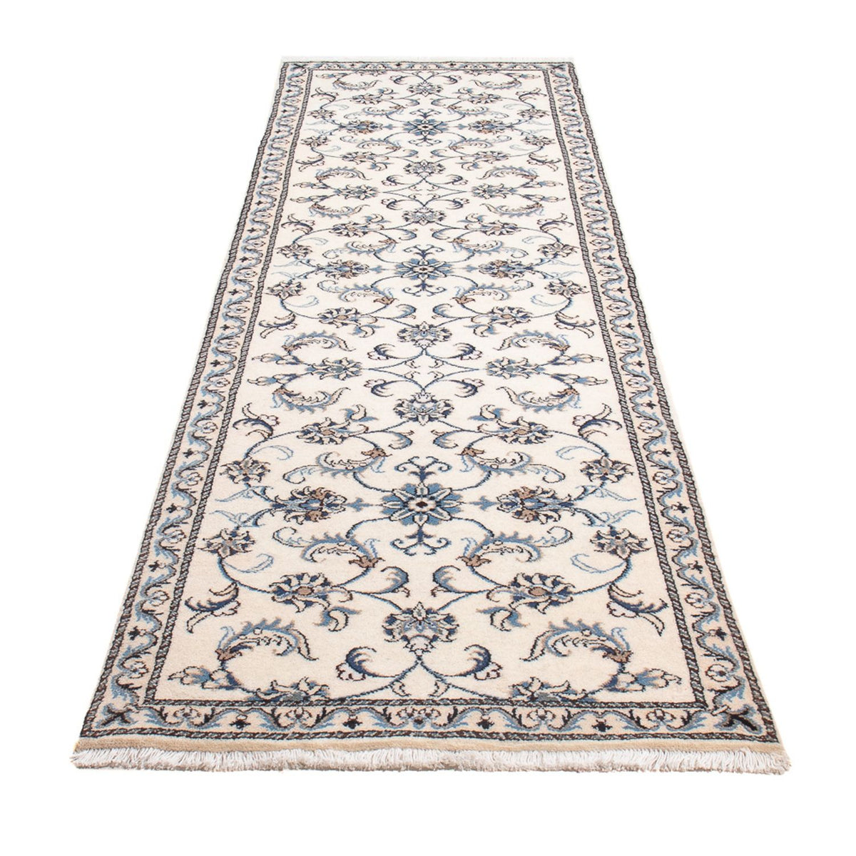 Runner Perser Rug - Nain - 286 x 77 cm - silver