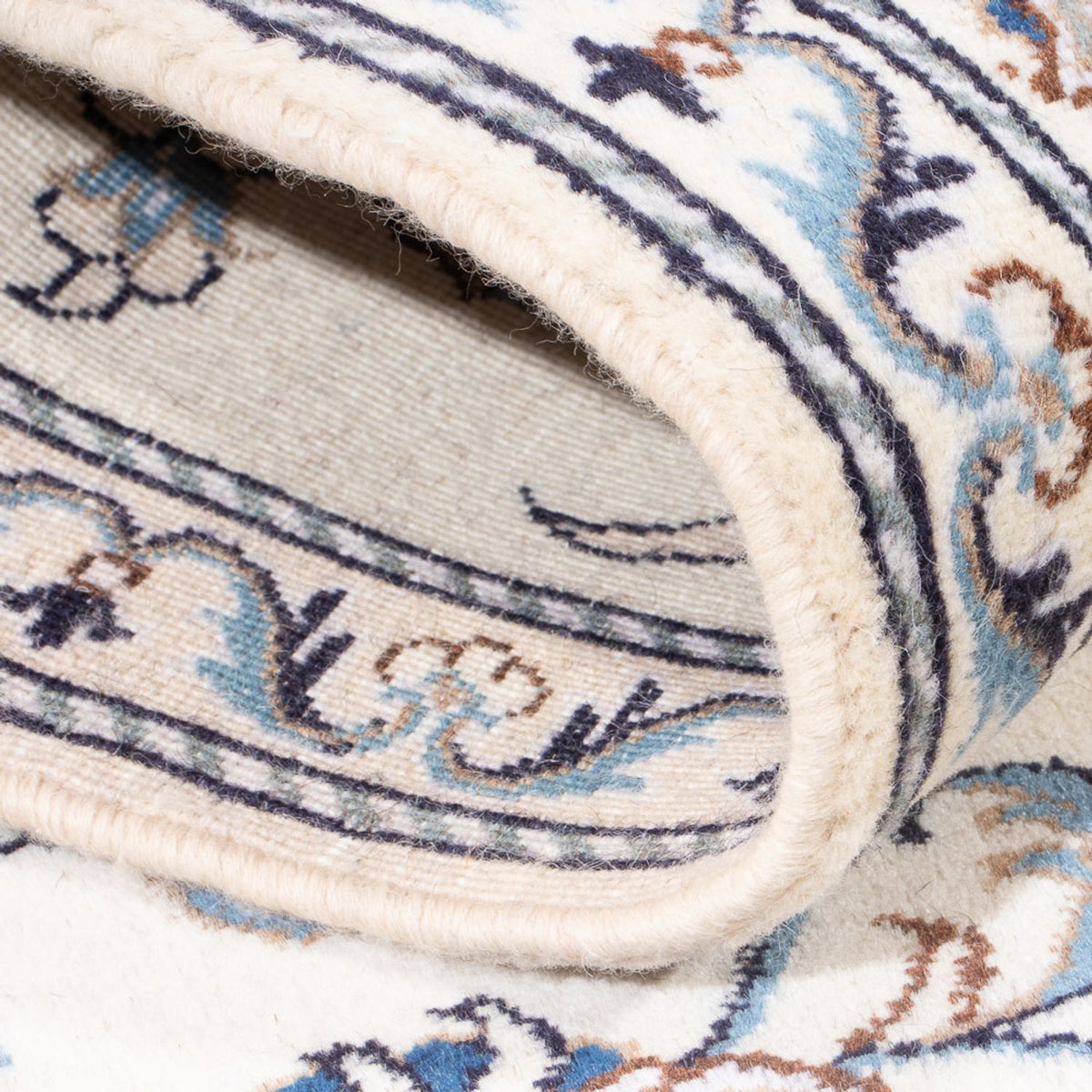 Runner Perser Rug - Nain - 286 x 82 cm - silver