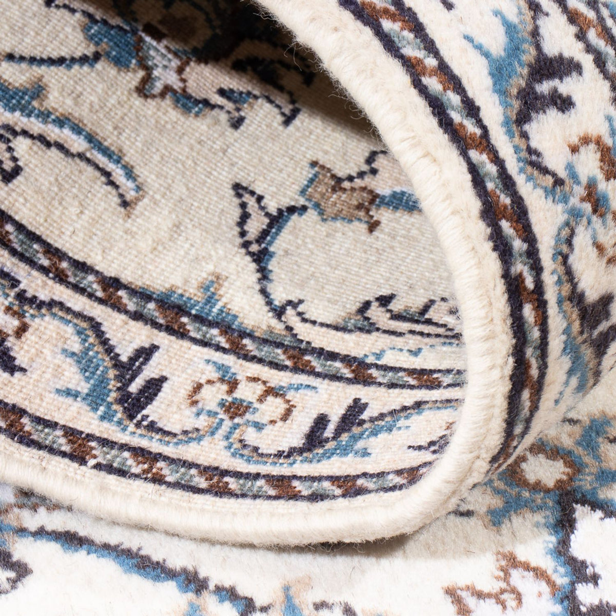 Runner Perser Rug - Nain - 215 x 77 cm - silver