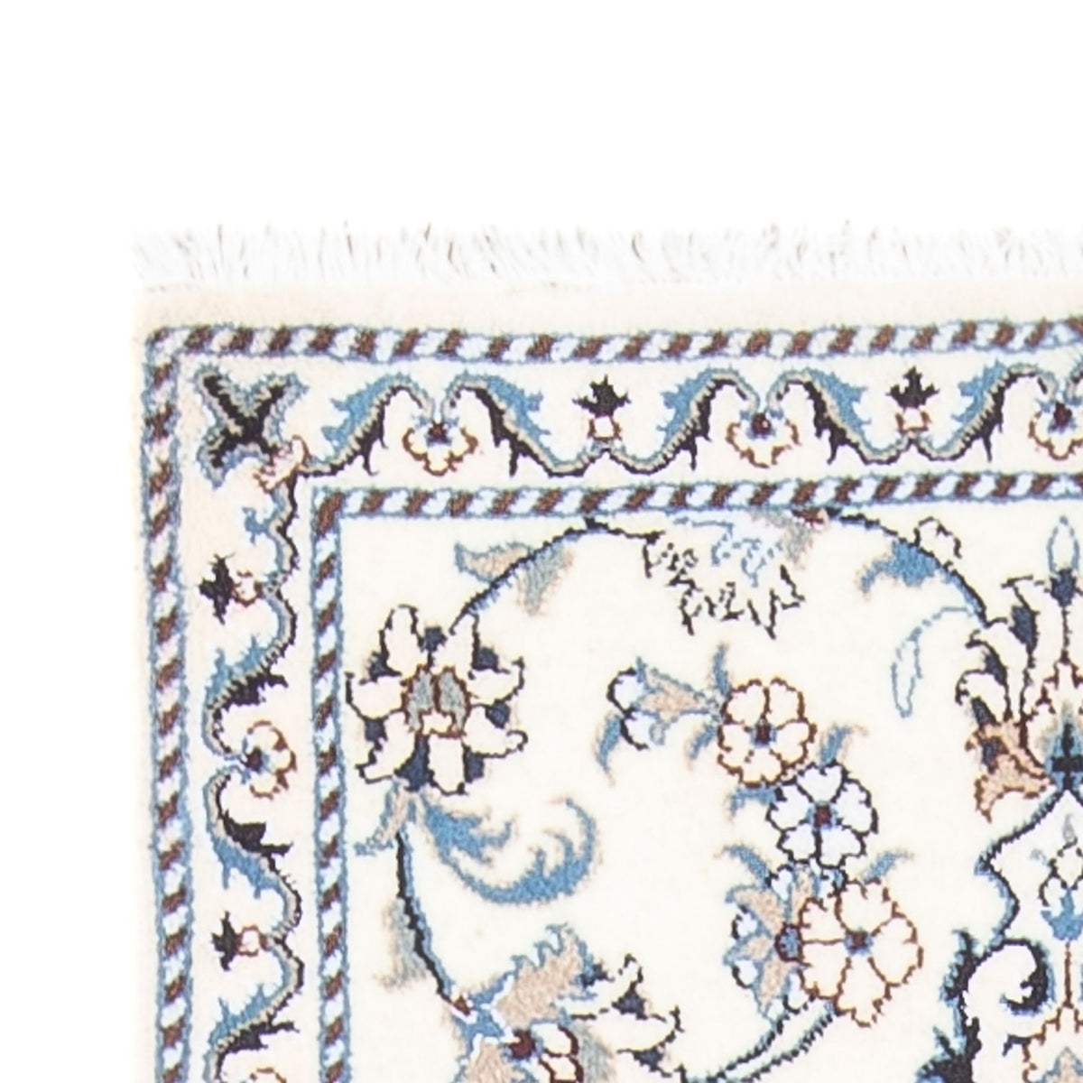 Runner Perser Rug - Nain - 194 x 80 cm - silver