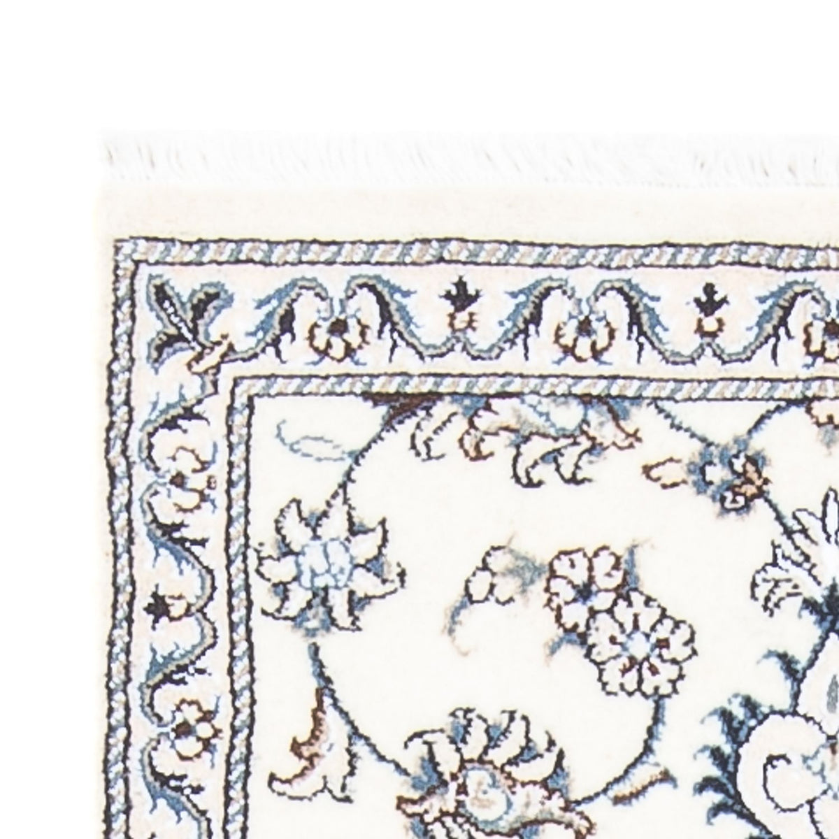 Runner Perser Rug - Nain - 197 x 76 cm - silver