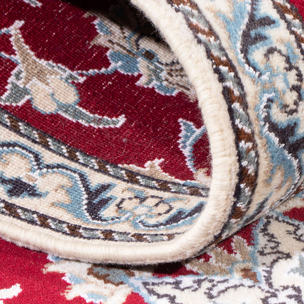 Runner Perser Rug - Nain - 196 x 76 cm - red