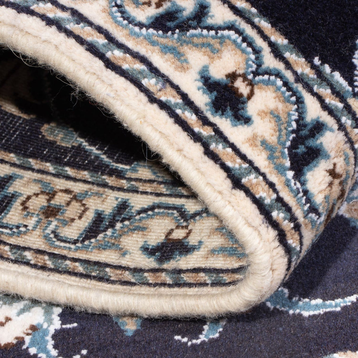 Perser Rug - Nain - 140 x 90 cm - dark blue