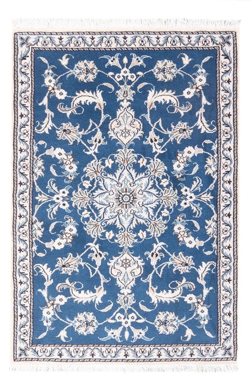 Perser Rug - Nain - 140 x 90 cm - blue