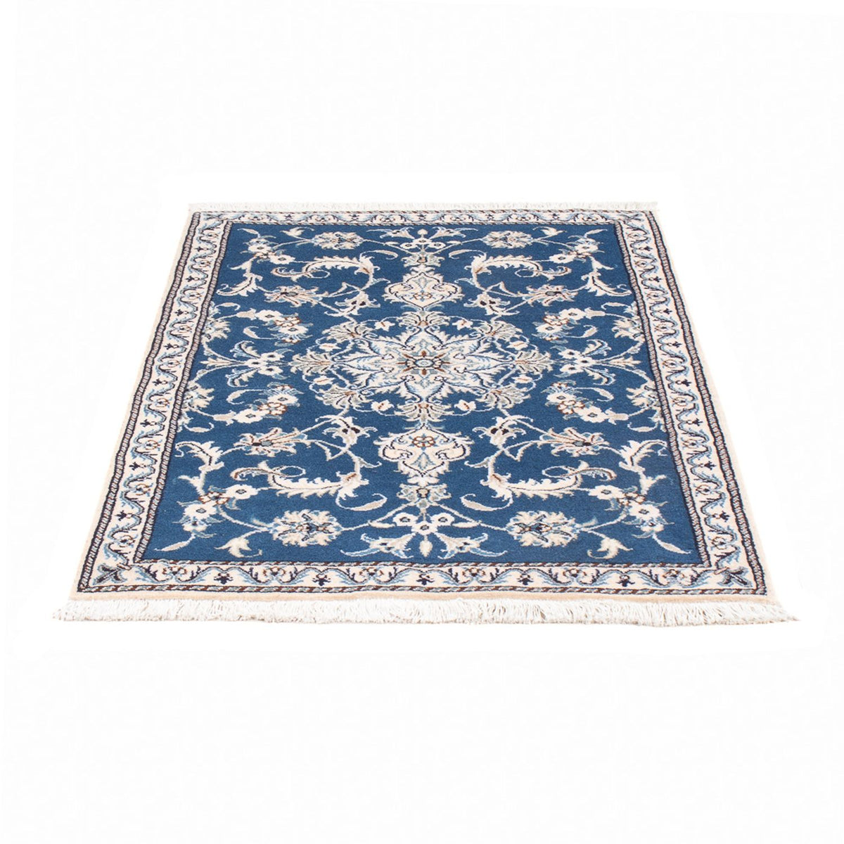 Perser Rug - Nain - 140 x 90 cm - blue