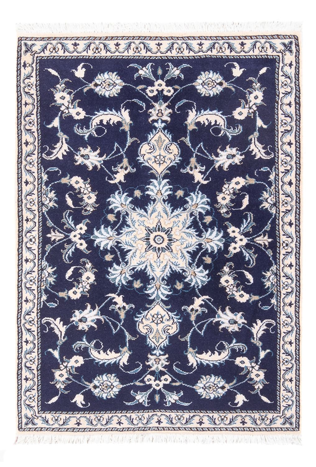 Perser Rug - Nain - 140 x 90 cm - dark blue