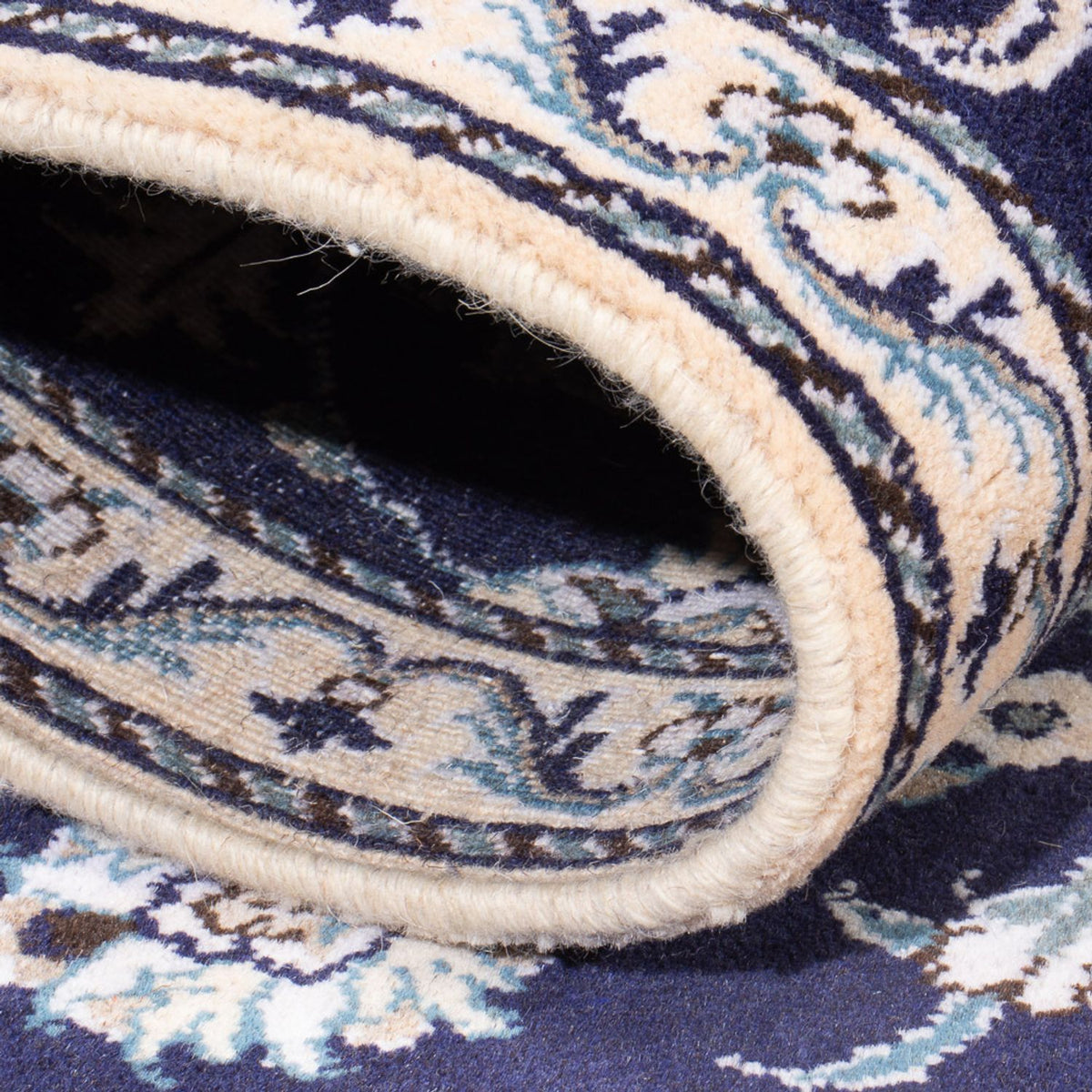 Perser Rug - Nain - 140 x 90 cm - dark blue