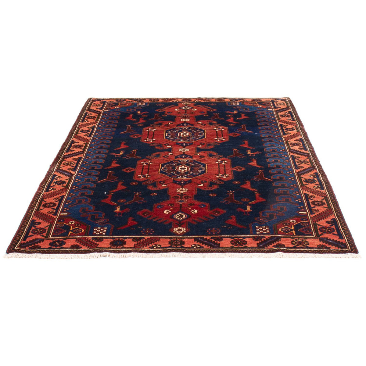 Perser Rug - Nomadic - 197 x 136 cm - blue