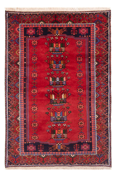 Hamadan Rug 125x197cm - Persian Rugs - red