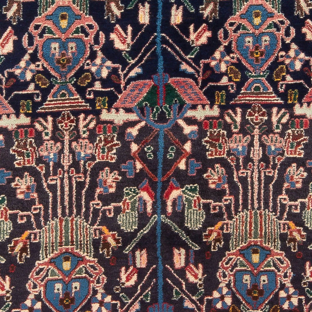 Perser Rug - Nomadic - 210 x 148 cm - dark blue