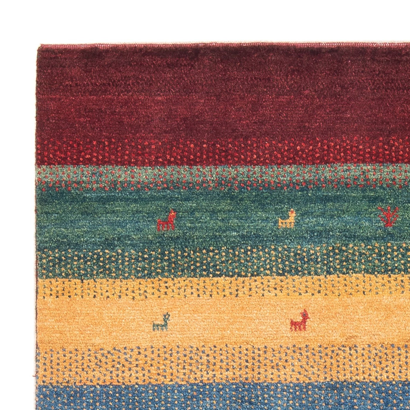 Gabbeh Persian Rug 160x120cm - Perserteppich Wollteppich