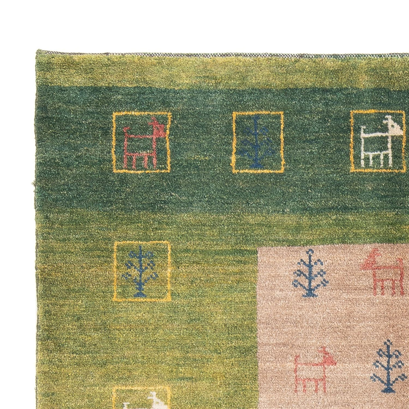Gabbeh Persisch Teppich 190x119cm - Perserteppich Wollteppich