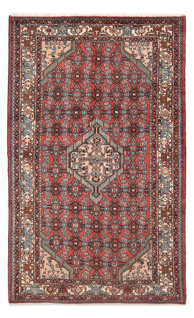 Hamadan Rug 132x207cm - Persian Rugs - red