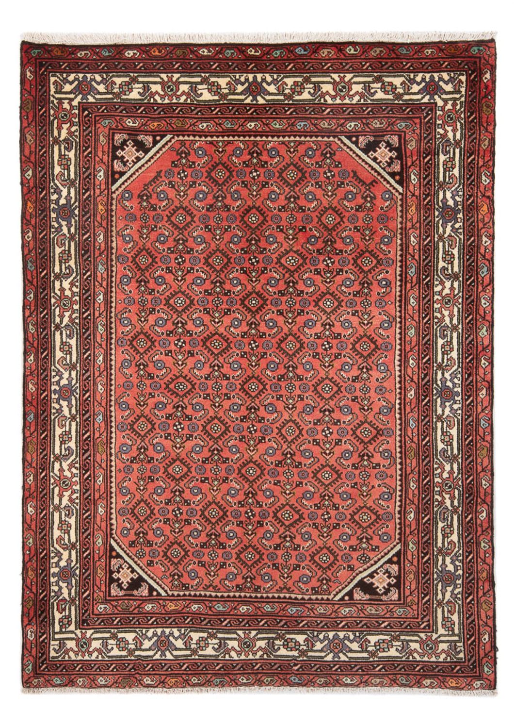 Perser Rug - Nomadic - 196 x 144 cm - red