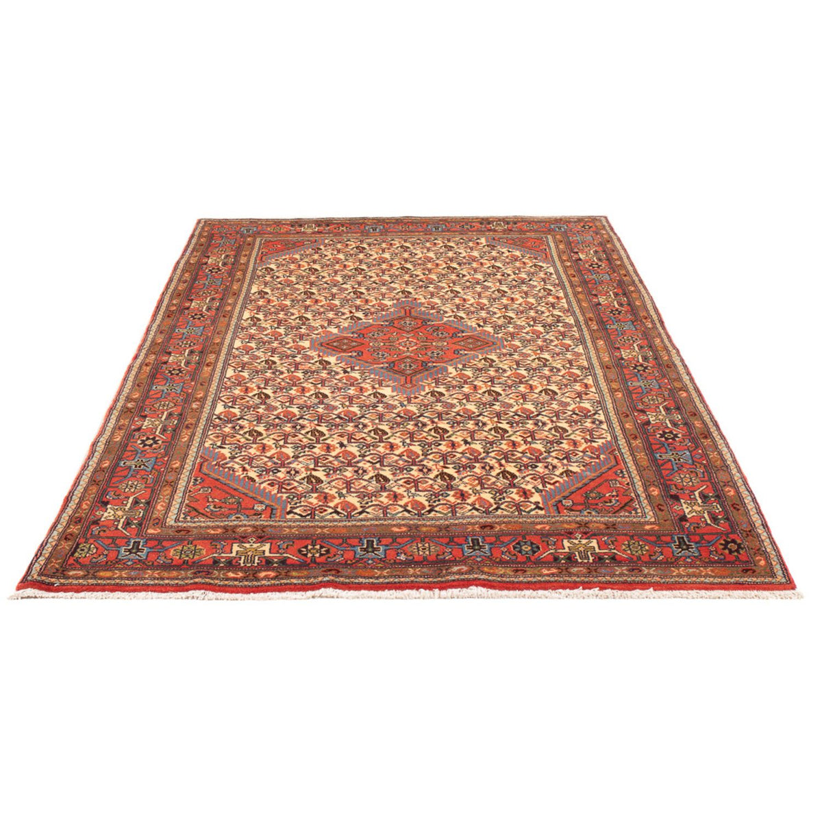 Perser Rug - Nomadic - 198 x 123 cm - cream