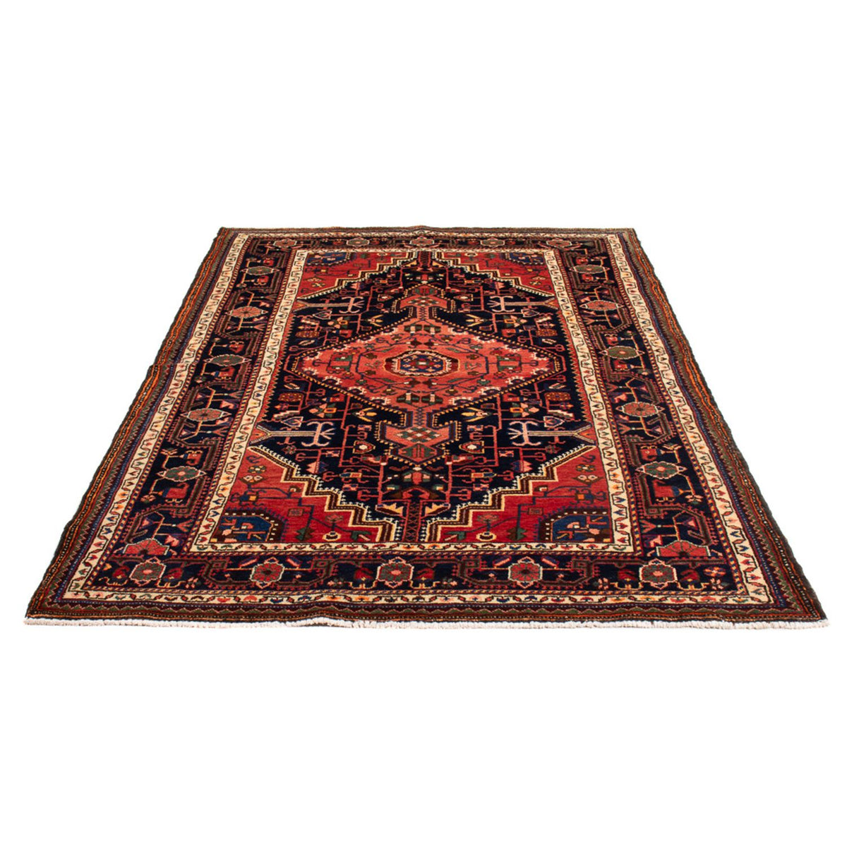 Perser Rug - Nomadic - 215 x 137 cm - dark blue