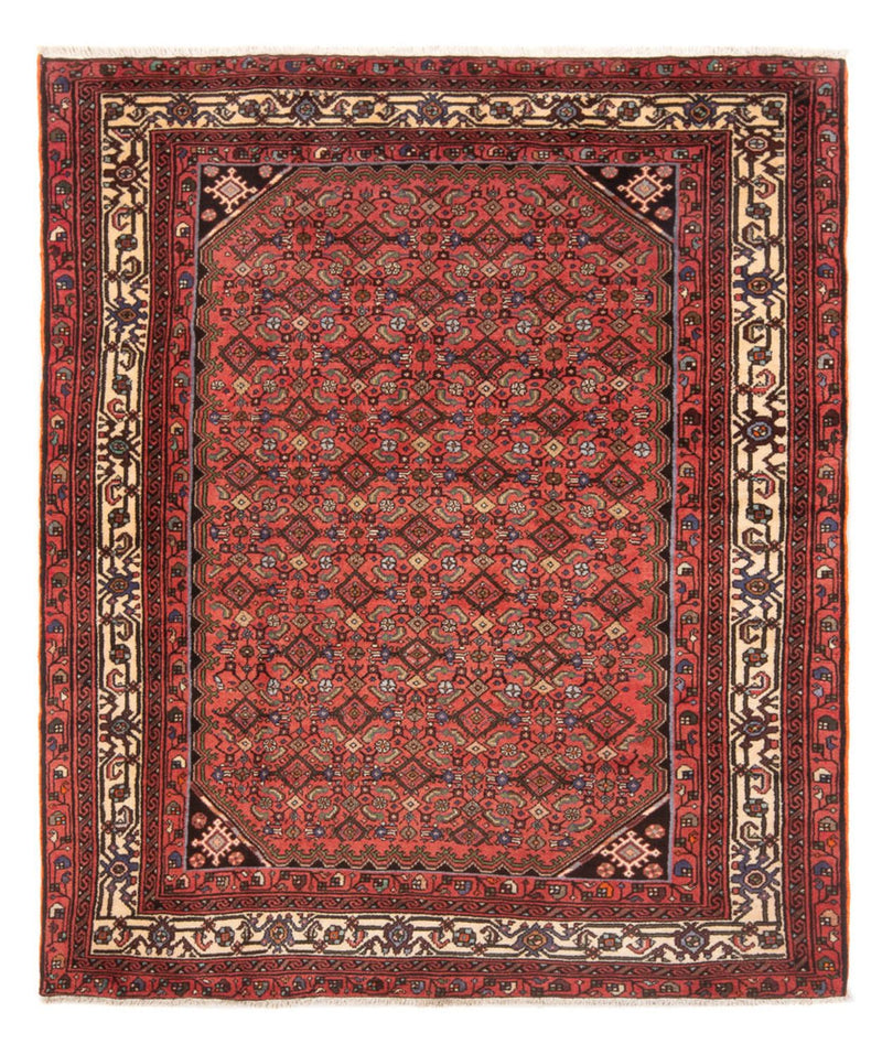 Perser Rug - Nomadic - 202 x 160 cm - red