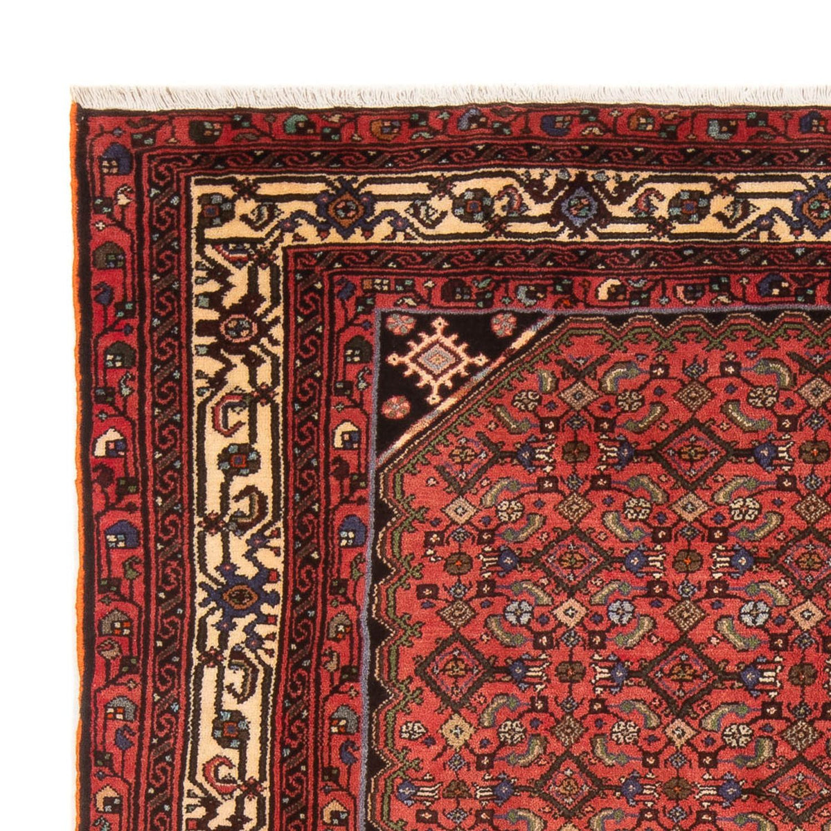 Perser Rug - Nomadic - 202 x 160 cm - red