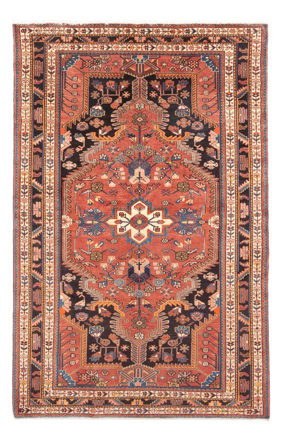 Perser Rug - Nomadic - 235 x 140 cm - light red