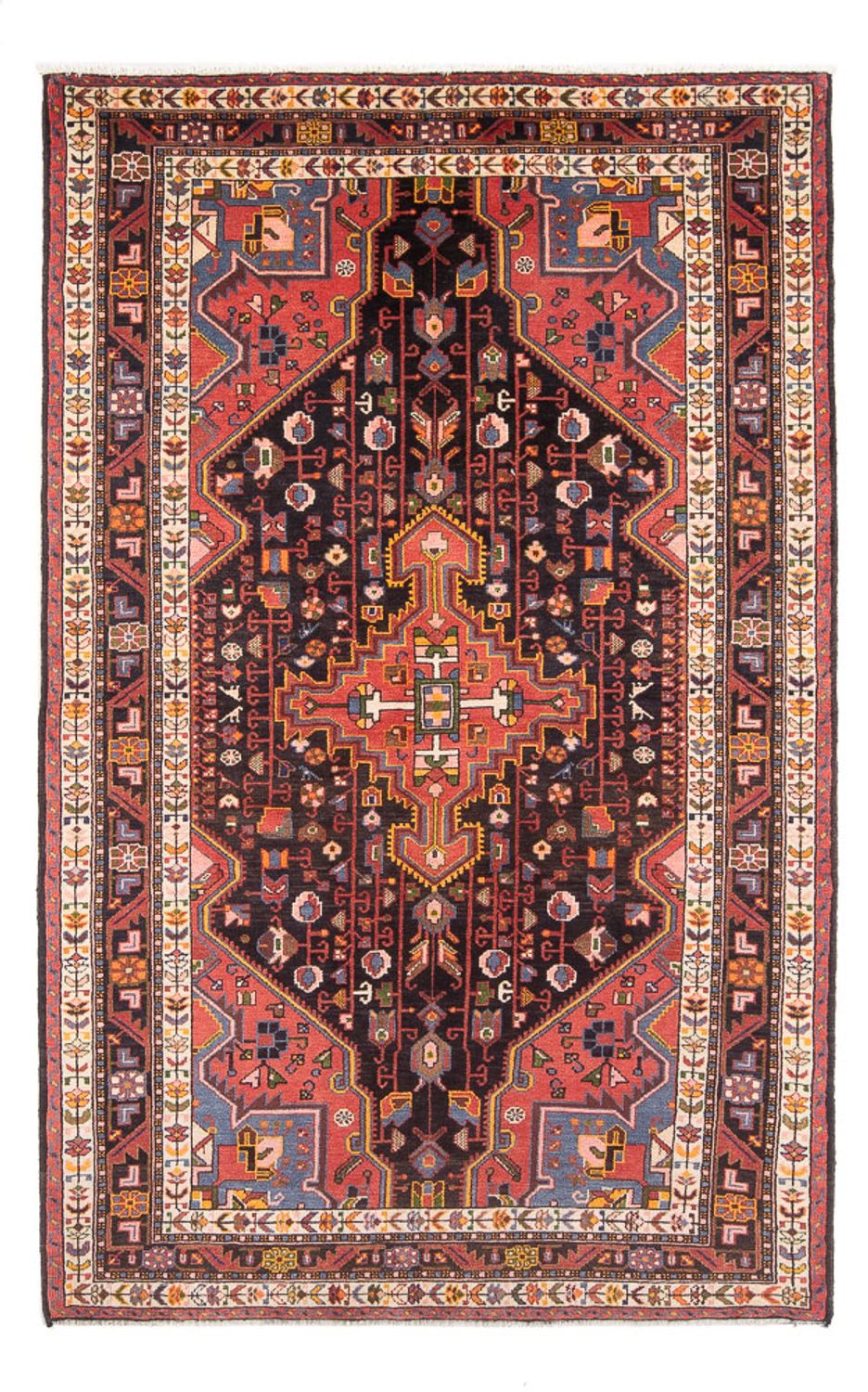 Perser Rug - Nomadic - 233 x 137 cm - light red