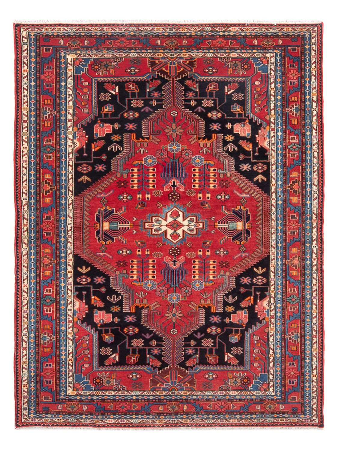 Perser Rug - Nomadic - 222 x 154 cm - red