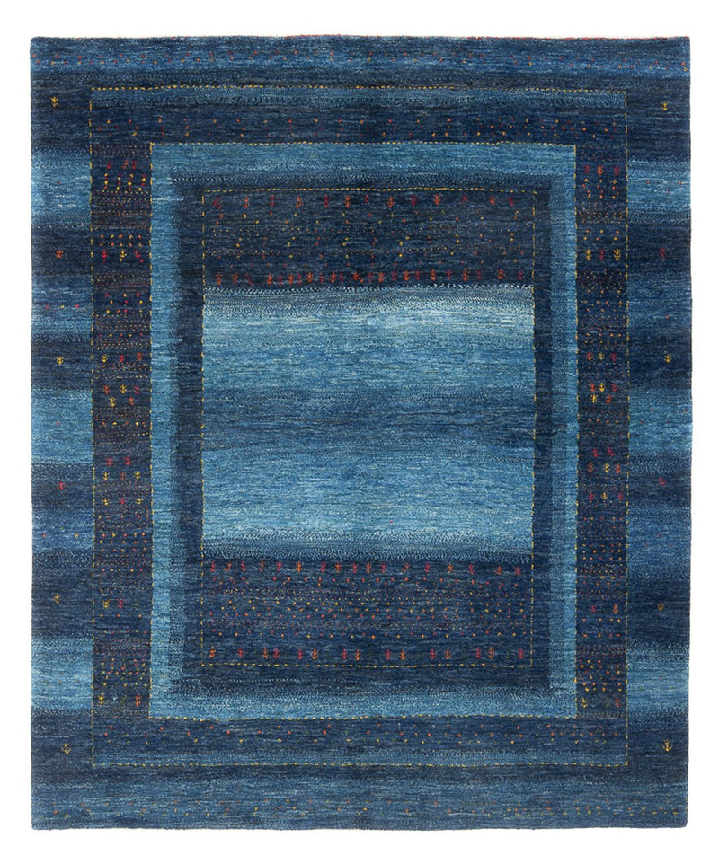 Gabbeh Rug - Loribaft Perser - 216 x 183 cm - dark blue