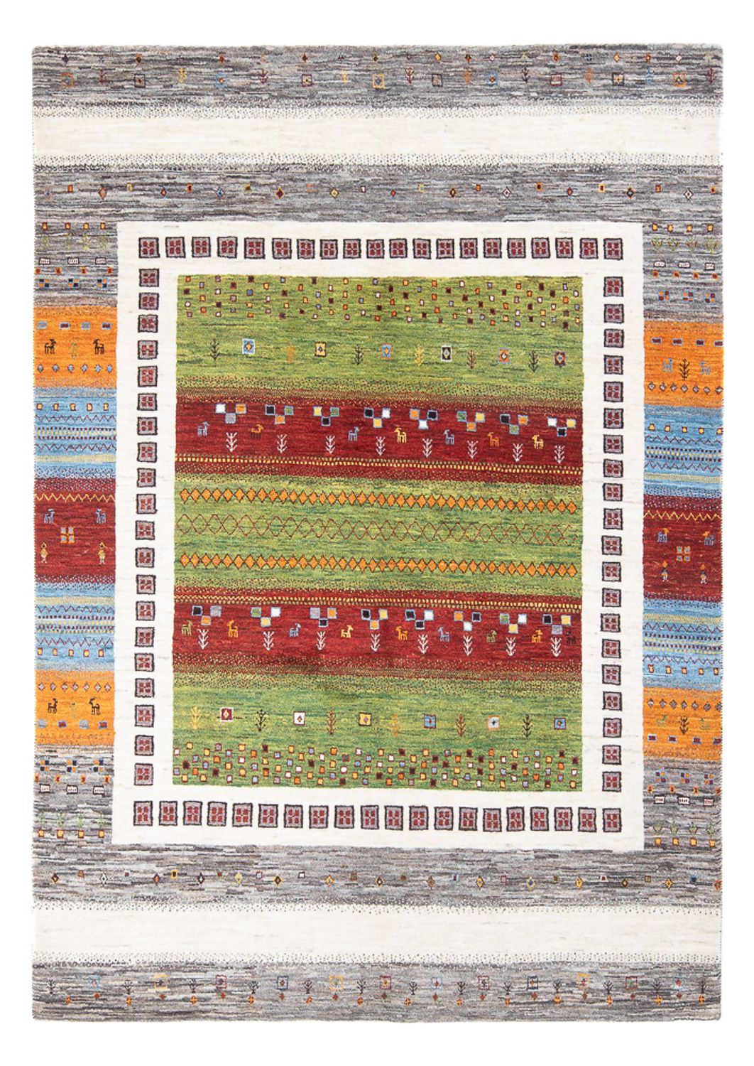 Gabbeh Rug - Loribaft Perser - 249 x 173 cm - multicolored