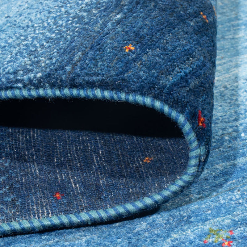 Gabbeh Rug - Loribaft Perser - 252 x 173 cm - dark blue