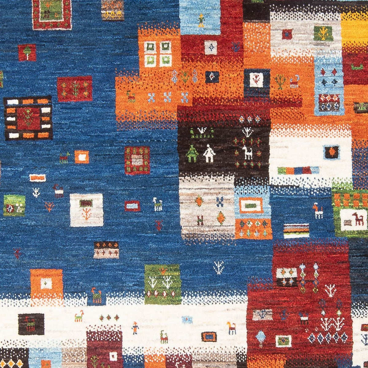 Gabbeh Rug - Loribaft Perser - 254 x 178 cm - multicolored